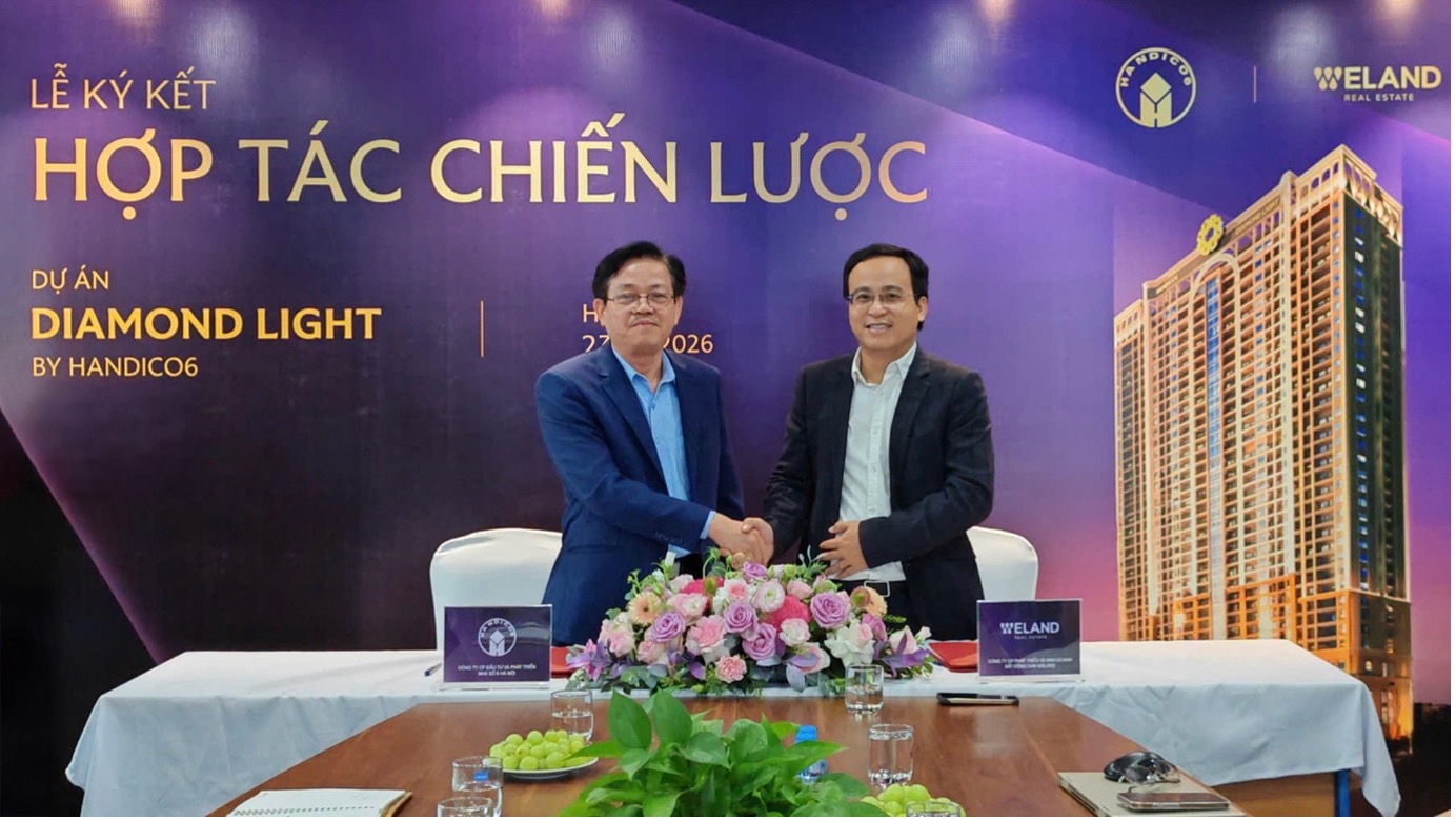 Handico6 và WeLand ký kết Hợp tác chiến lược dự án Diamond Light tại Thái Bình (Hưng Yên)